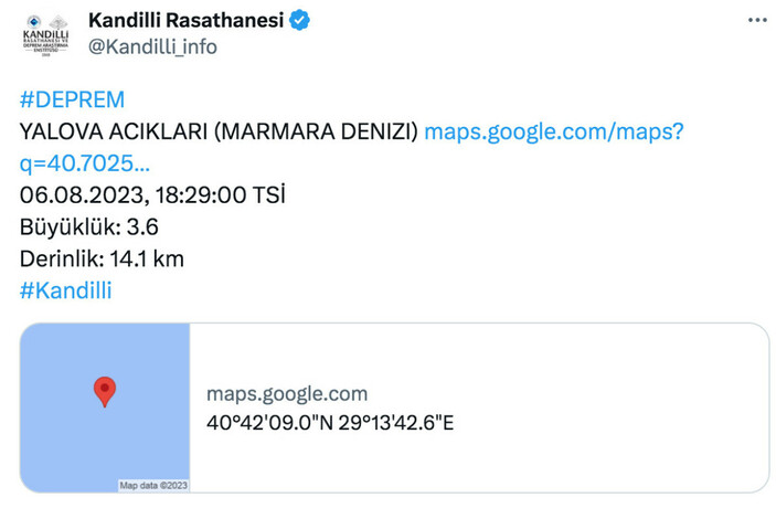 SON DEPREMLER LİSTESİ! İstanbul'da deprem mi oldu? Kandilli Rasathanesi ve AFAD son depremler listesi..