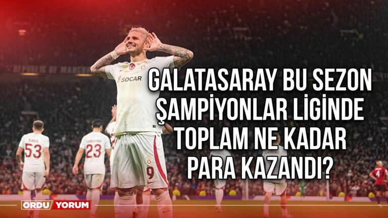 Galatasaray bu sezon Şampiyonlar Liginde toplam ne kadar para kazandı? – Ordu Son Dakika Haberleri – Ordu Yorum Gazetesi