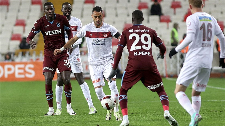 Sivas’ta heyecan dolu maç: Sivasspor 3-3 Trabzonspor