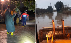Yalova'da Yağışlar Sonucu Mahsur Kalan 10 Kişi Kurtarıldı