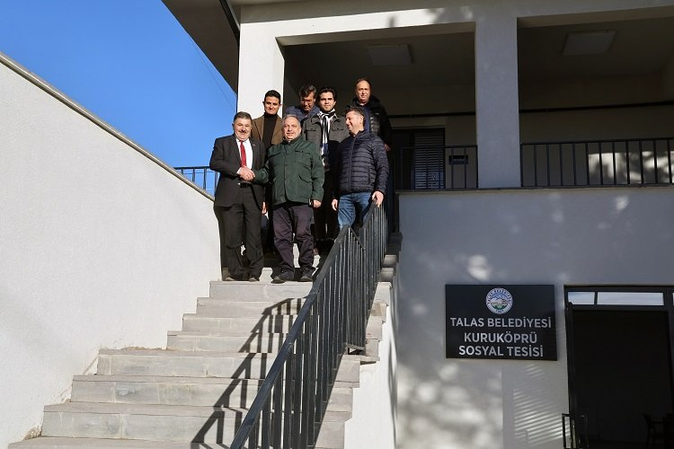 Kayseri Talas Kuruköprü’ye yeni sosyal tesis