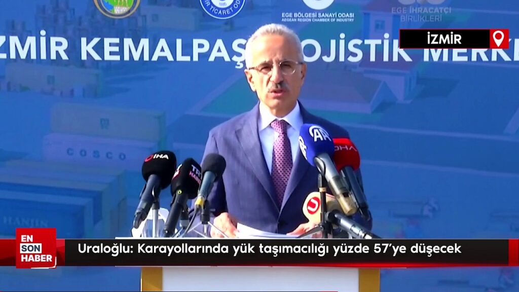 Bakan Uraloğlu: Karayollarında yük taşımacılığı yüzde 57’ye düşecek