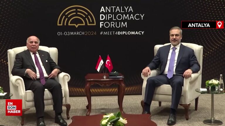 Dışişleri Bakanı Fidan, Antalya Diplomasi Forumu’nda görüşmeler yaptı