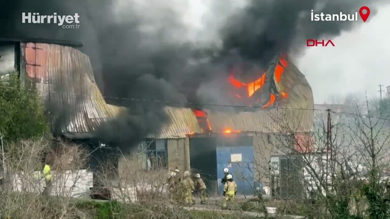 Beykoz’da fabrika yangını: Çok sayıda ekip sevk edildi