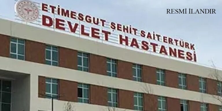 Etimesgut Şehit Sait Ertürk Devlet Hastanesi’nden 131 Kalem Cerrahi El Aletleri Alımı İhalesi!
