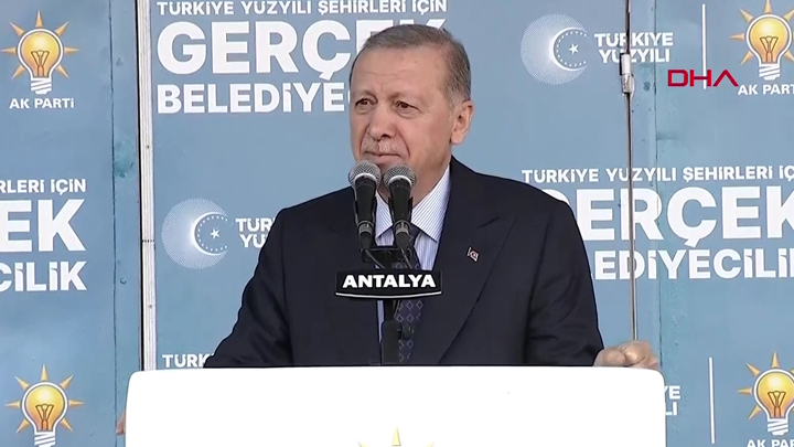 Cumhurbaşkanı Erdoğan, Antalya’da düzenlenen mitingde açıklamalarda bulundu: CHP’nin genel başkanı ‘DEM’lendi