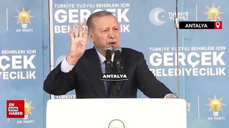 Erdoğan: Antalya’ya 304 milyar lira tutarında yatırım yaptık