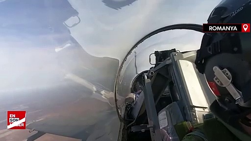 TSK’ya ait F-16’lar, tanker uçağı ile havada yakıt ikmali gerçekleştirdi