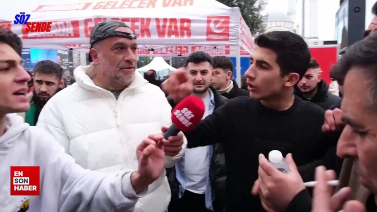 Esenyurt sokak röportajında ‘Kürt bölgesi’ kavgası