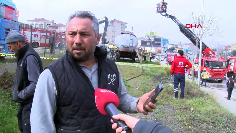 Ataşehir’de yakıt tankerinde patlama: Bir ölü