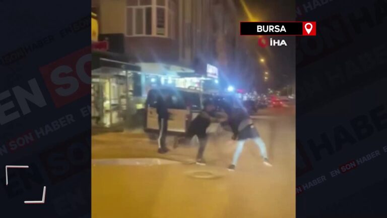 Bursa’da alacak verecek meselesi: Cadde boks ringine döndü