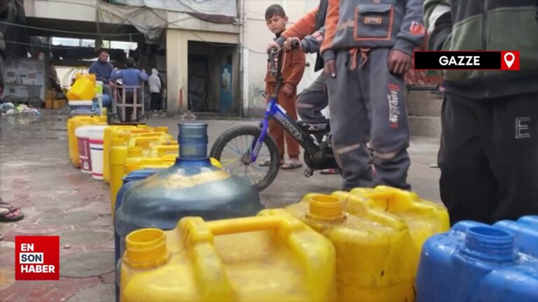 Gazze’de temiz suya erişim sorunu sürüyor