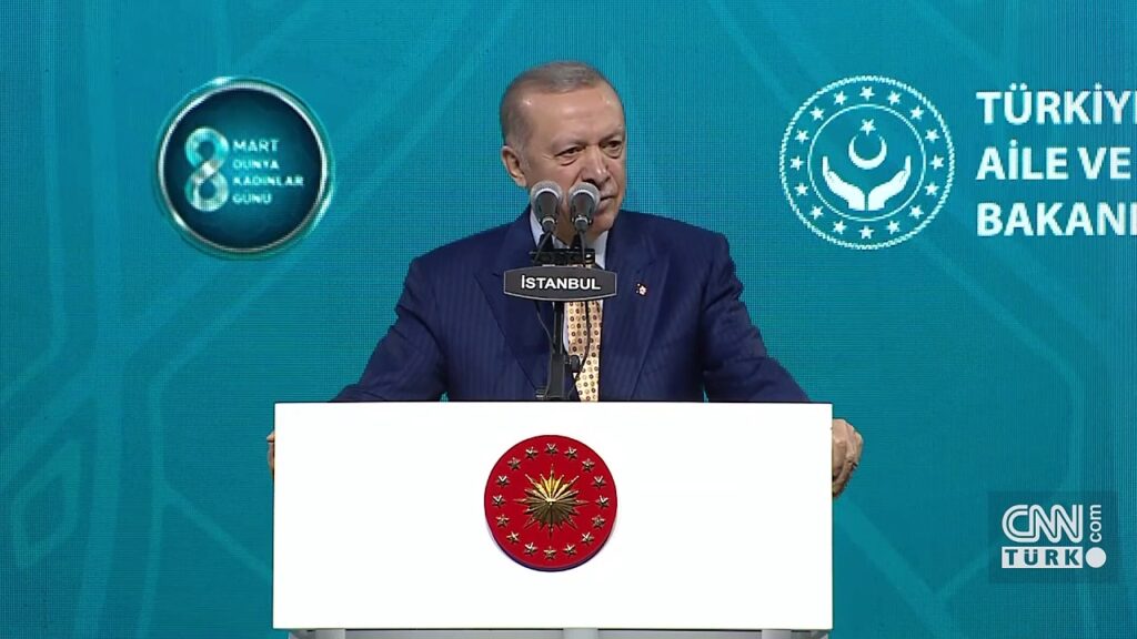 Cumhurbaşkanı Erdoğan: Amacımız kadını, aileyi ve ülkemizi güçlendirmektir