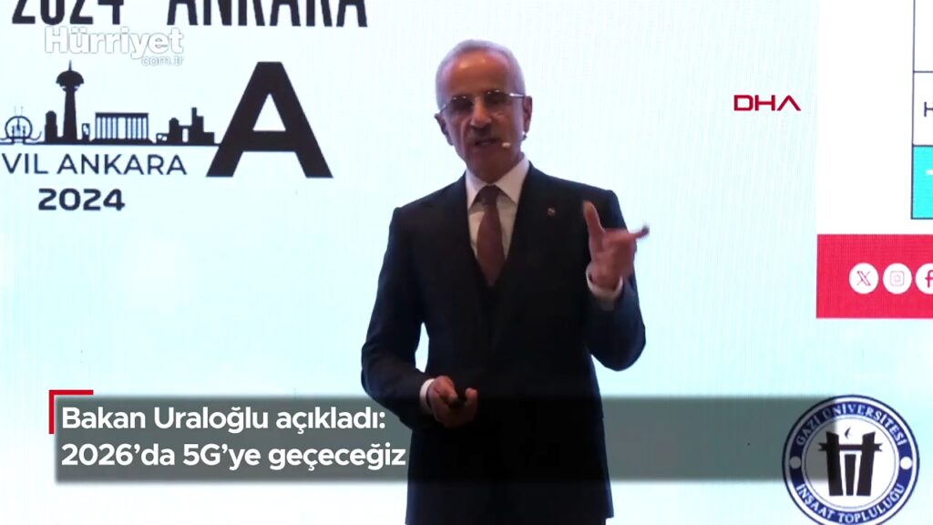Bakan Uraloğlu açıkladı: 2026’da 5G’ye geçeceğiz
