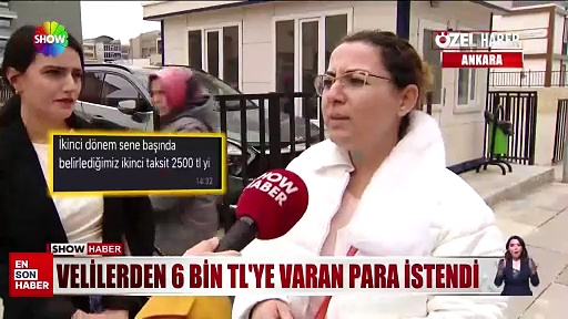 Ankara’da anaokulunda bağış skandalı
