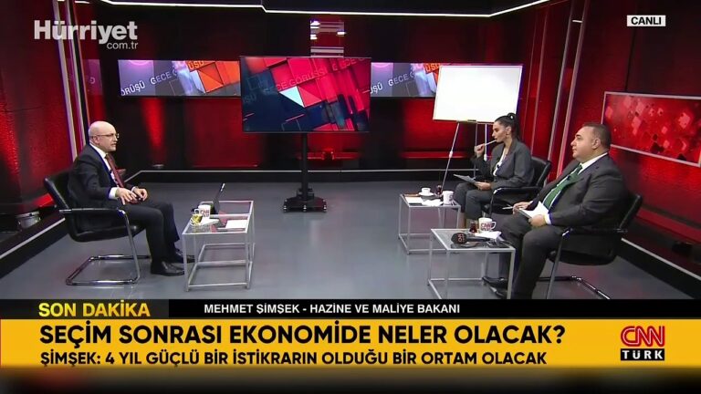 Bakan Şimşek’ten CNN Türk’te önemli açıklamalar: Türkiye’nin iyi bir ekonomi programı var