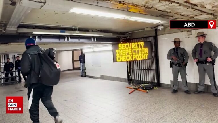 ABD’de Ulusal Muhafızlar New York Metrosu’nda