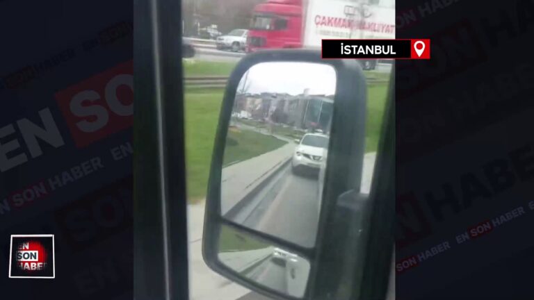 İstanbul’da trafikte tartıştığı öğrenci servisini takip etti