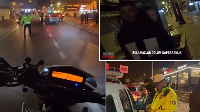 Bursa’da motosikletle polisten kaçış videosunu sosyal medyadan paylaştı, çorbacıda yakalandı