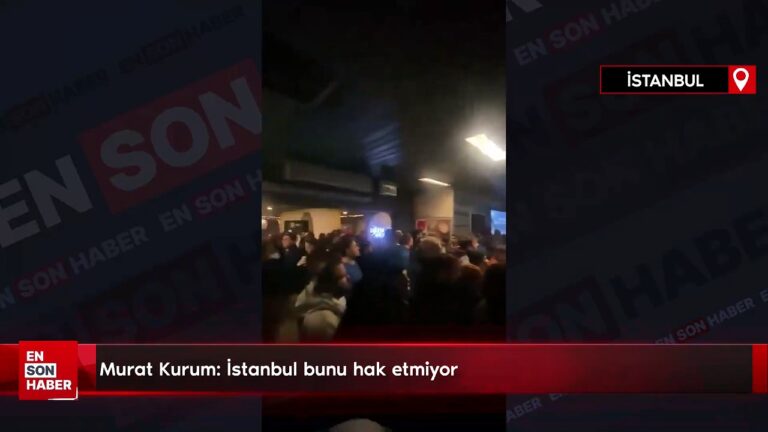 Murat Kurum: İstanbul bunu hak etmiyor