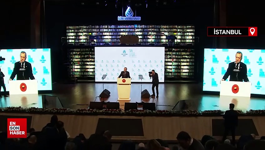 Cumhurbaşkanı Erdoğan, İlim Yayma Vakfı Genel Kurulu’na katıldı