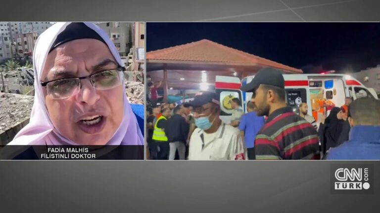 CNN TÜRK’e konuşan Gazzeli kadın doktor, acı gerçekleri bir bir anlattı!